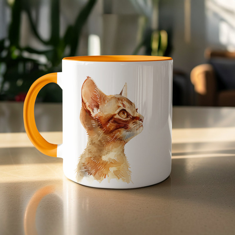 Mug, Orange, 3