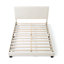 Grand lit plateforme tapissier Anij