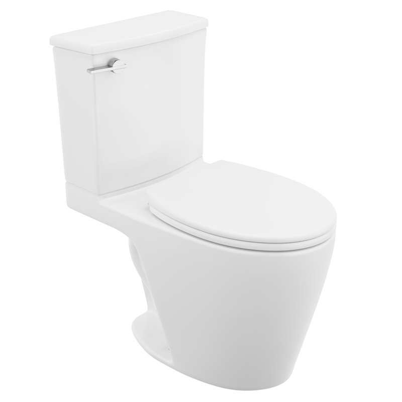 Toilette allongée semi-jupe deux pièces à jupe brute à gauche 1,28 GPF Belmont