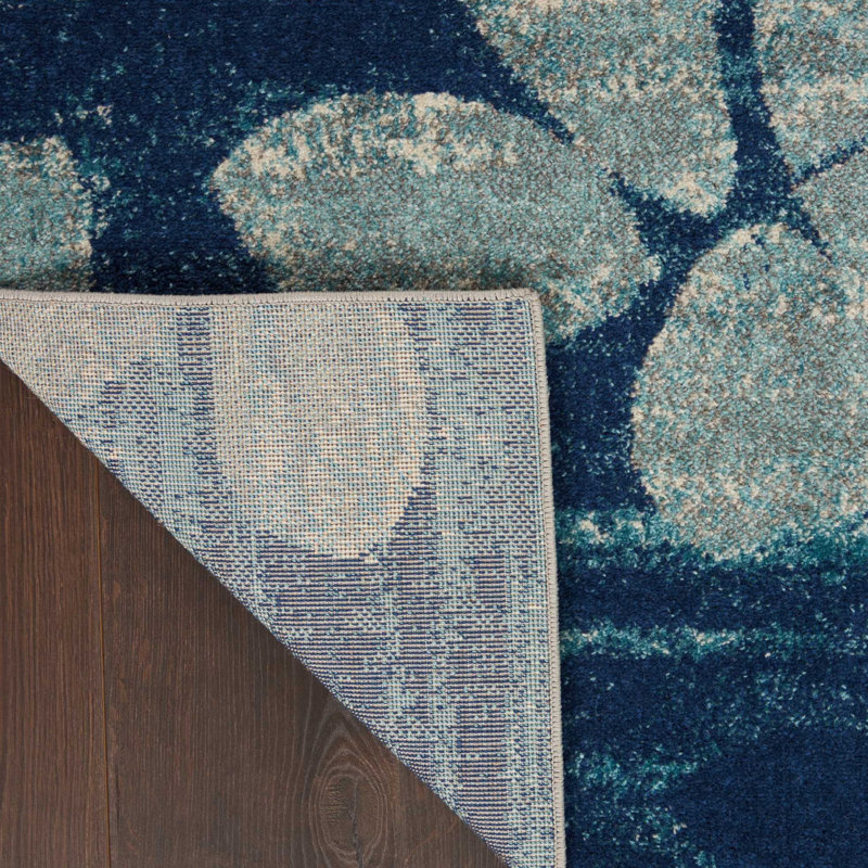 Leeming Floral Indoor Rug, Rectangle 2' x 4'