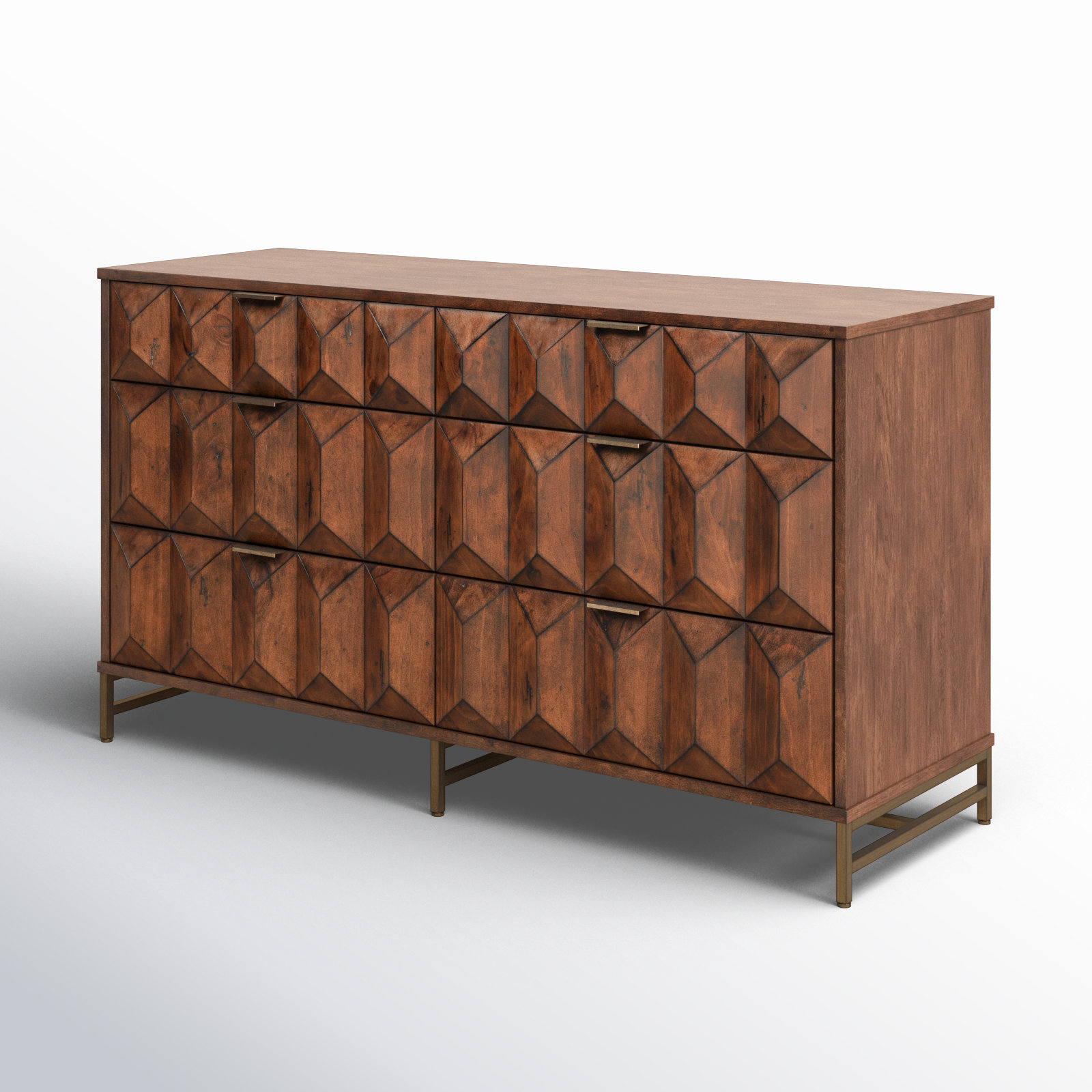 Dalhart 6 - Drawer Double Dresser - Thumbnail 3