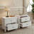 Compact Space-Saving Nightstand, Easy Assembly Multi-Use End Table for Small Spaces
