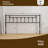 Metal Headboard - Adjustable Height - Only For Bedroom, Rustic Farmhouse Style, Attach Frame-1171318204-1171318206