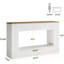 Console avec rangement ouvert