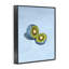 Giclée encadrée Kiwi Blue Glimmer, design par Lish Creative-130746811-130746809