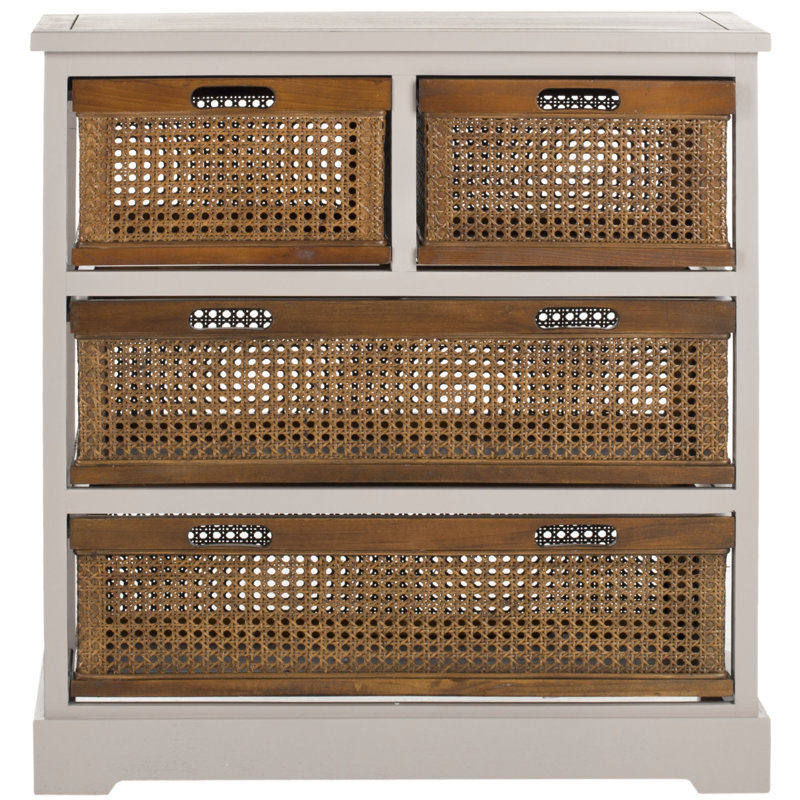 Chara 4 Drawer Chest, Grey