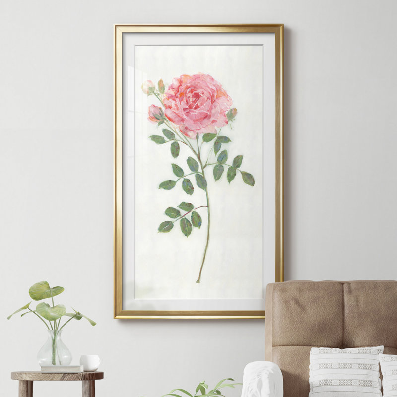 Simple tige II - cadre photo, reproduction d'art, Encadrement doré, H 14,5 po x l 26,5 po x P 1,5 po