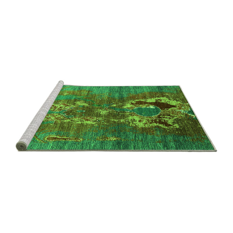 Washable Oriental Indoor Rug, Square 6'