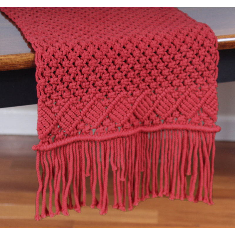 Chemin de table Arsula, Rouge