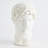 Hadrian Bust-White Glaze