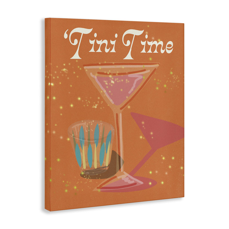 Art mural sur toile Tini Time par Jen Bucheli, H 30 po x l 24 po