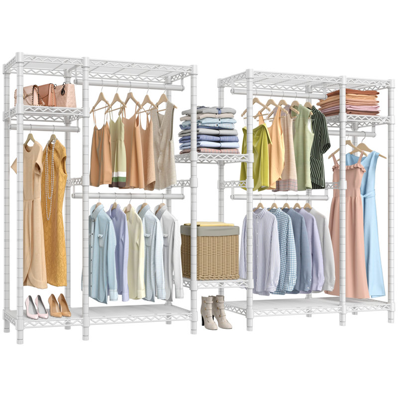 VIPEK V22 Heavy Duty Clothes Rack, Max Load 1400LBS, White