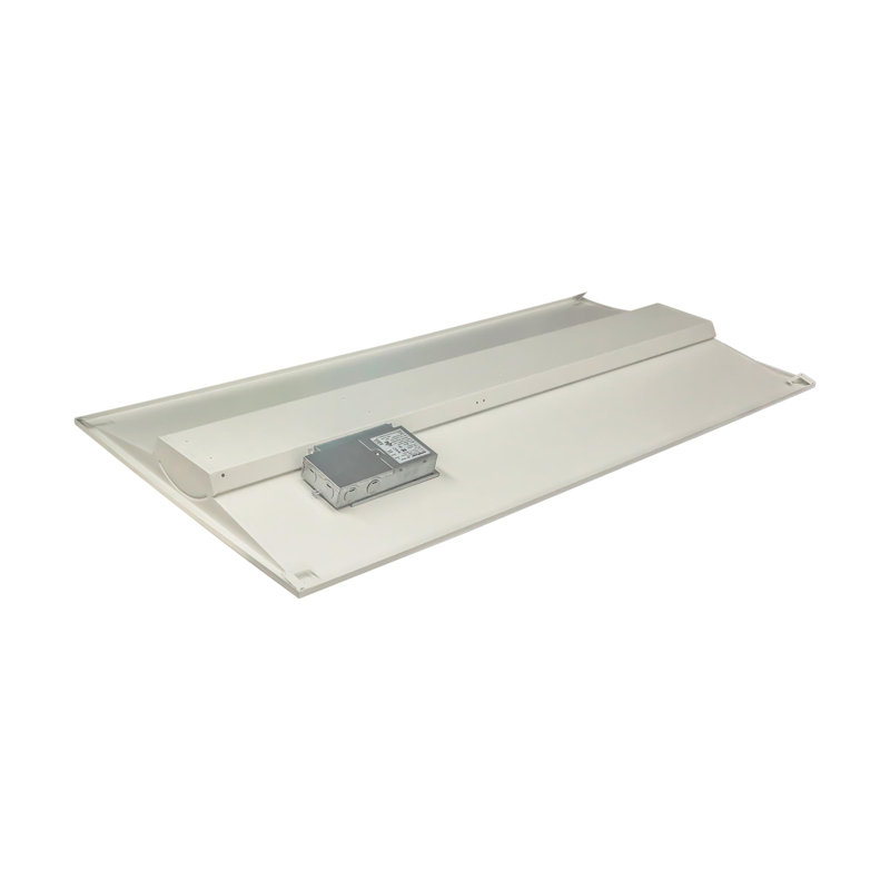 White Aluminum 48" Dimmable LED Troffer Ceiling Light