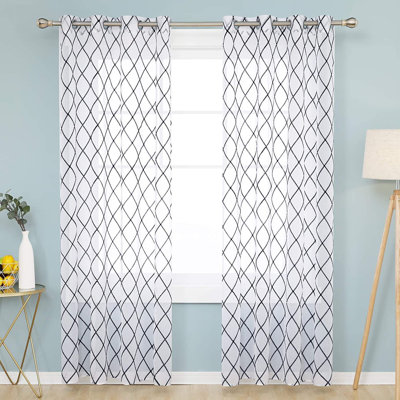 Almudena Sheer Curtain Pair