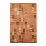Siwar One-of-a-Kind Rectangle 4'1" X 6'2" 1980s Wool Area Rug in Rose
