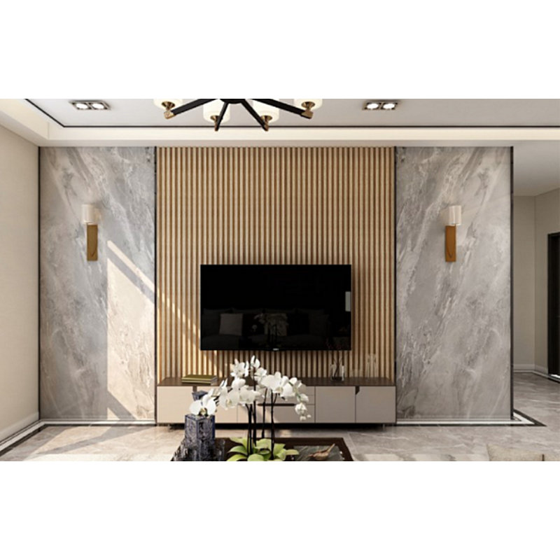 Décoration murale intérieure 90 po x 5,75 po, Chêne clair
