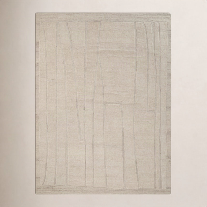 Lira Hand Tufted Wool Flurry Rug, Rectangle 2' x 3'