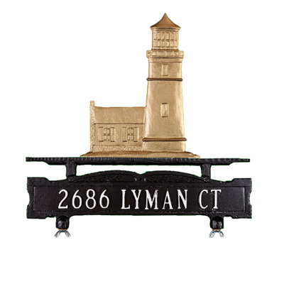 Metal Mailbox Sign
