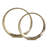 Contemporary Decorative Open Ring Metal Sculpture for Home Decor - Gold-865336706