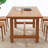 Neomia Cherry Solid Wood Top Dining Table-1454313948