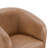 Upholstered Leather Swivel Barrel Accent Arm Chair-127448820