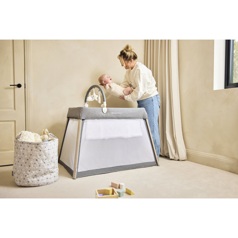 Scout 3 in 1 Travel Crib, Cot and Playpen - Ash Grey