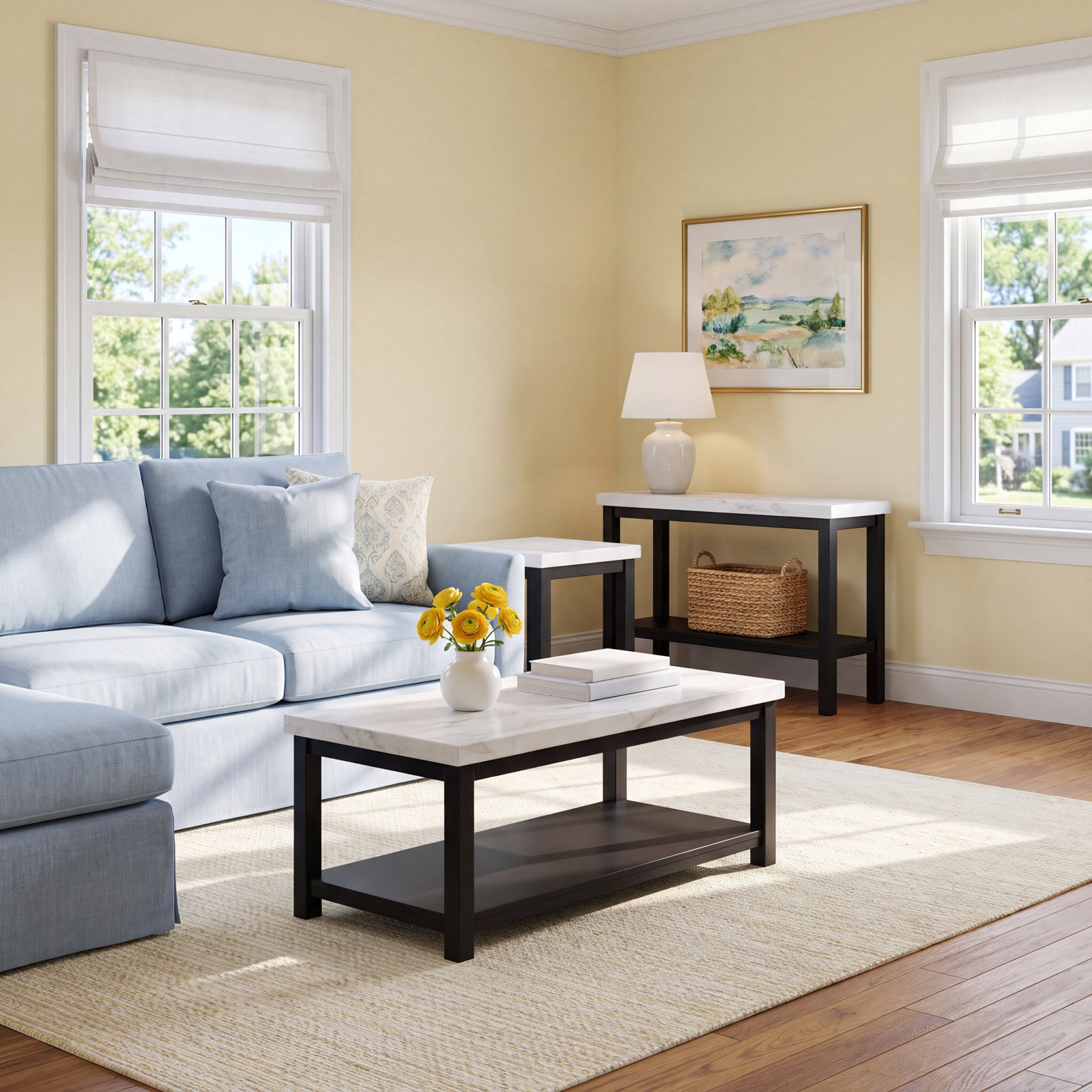 Benniton 3-Piece Living Room Table Set