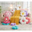 Coussin décoratif en forme de fleur 15,7 po