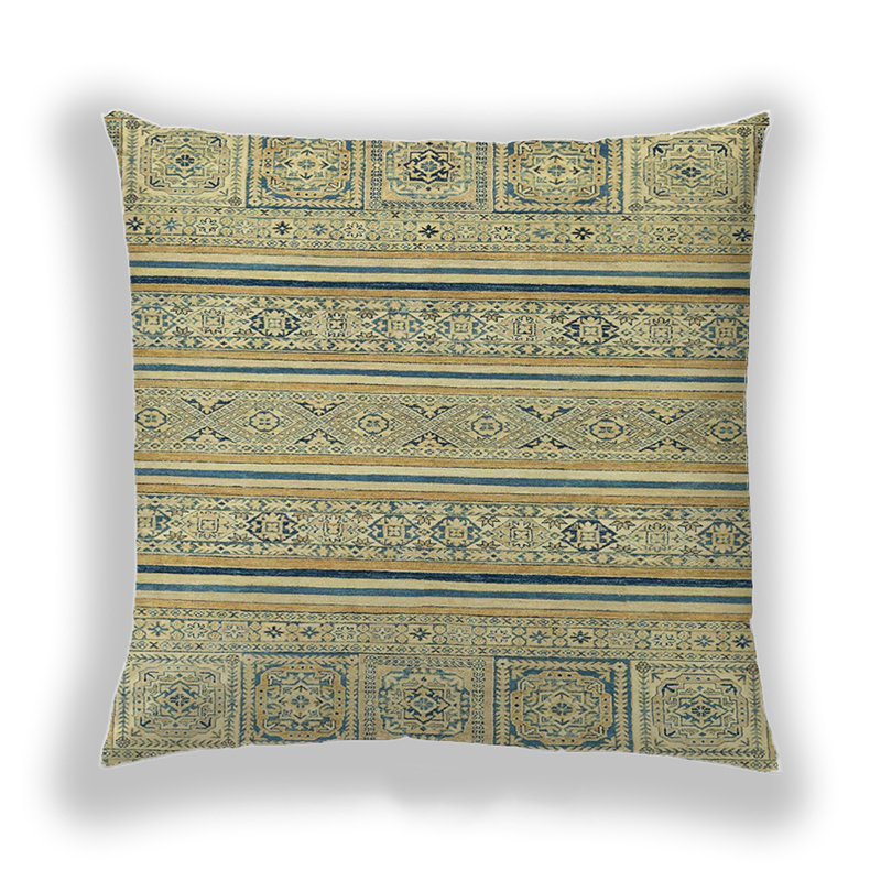 Coussin décoratif abstrait 2457, Microsuède