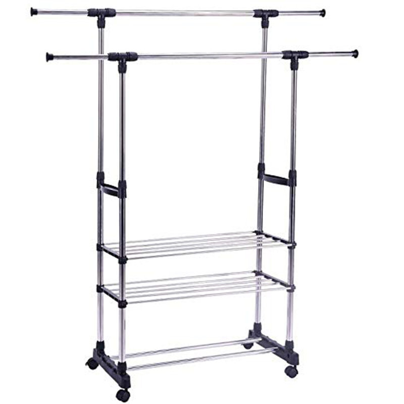 81.28cm Rolling Clothing Rack