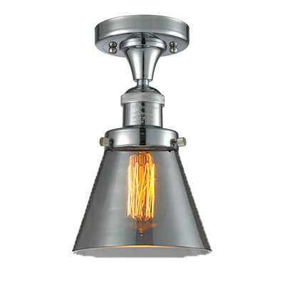 Cone 1 Light Semi-Flush Mount