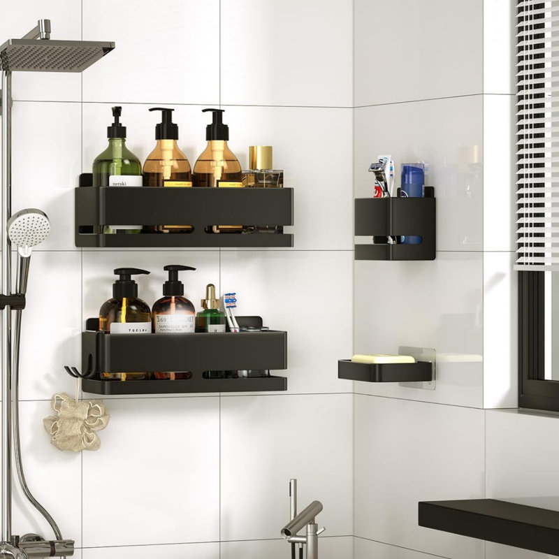 Wall Mounted Required Shower Caddy