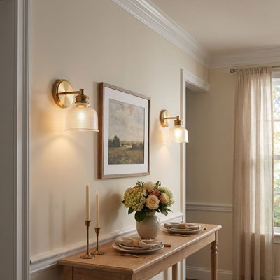 Kimberlee 1-Light Dimmable Armed Sconce