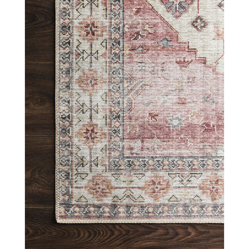 Tapis oriental ivoire / baie / gris foncé Gelo, Rectangle 9 pi x 12 pi