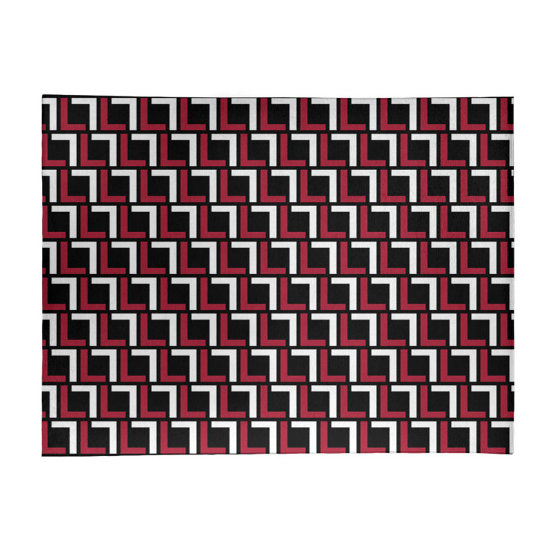 Geometric Indoor Rug, Rectangle 9' x 12'
