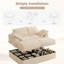 Canapé-lit modulaire en osier surdimensionné Boneless-1133201066