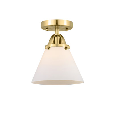 Glass Semi Flush Mount