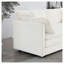 Canapé modulaire surdimensionné en L avec repose-pieds réversible en chenille blanche Free Combination Comfy Upholstery-823723770
