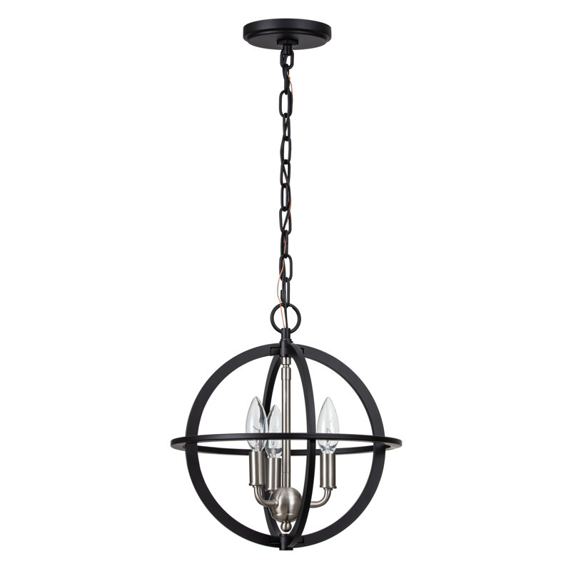 Luminaire suspendu sphère 3 lumières Verona