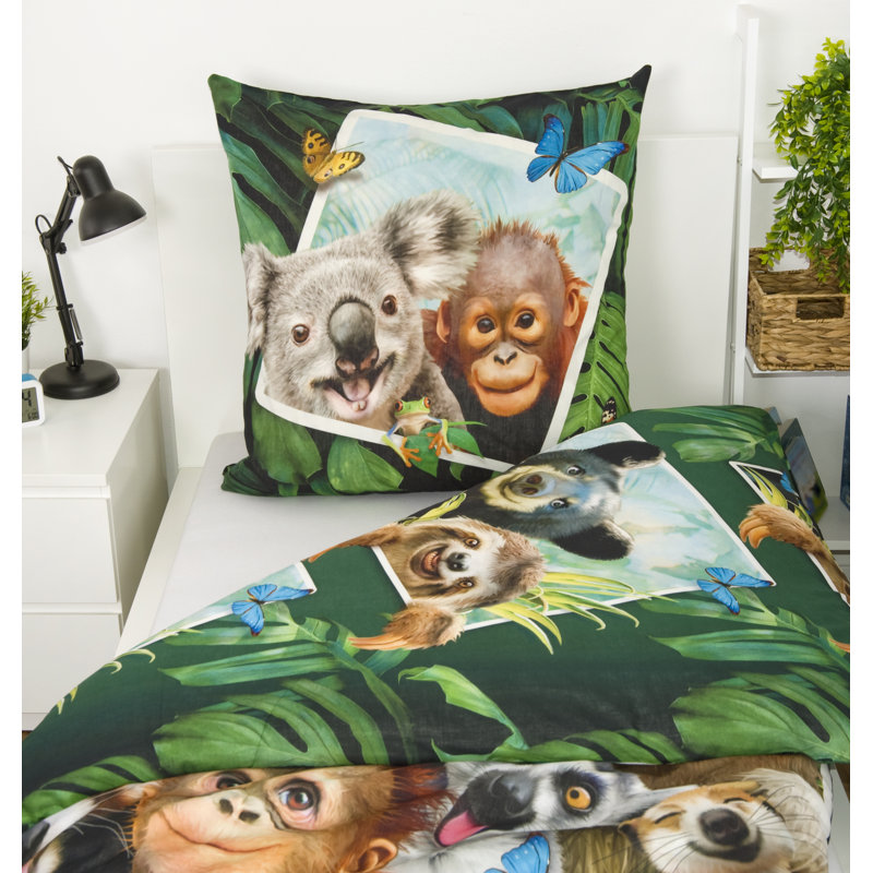 Selfies Jungle Duvet Cover Set