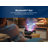150" Portable Projector with 100" Portable Screen & Carrying Case
