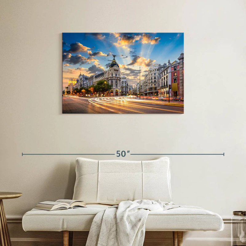 Sireci Gran Via Light Trails, 24" H x 36" W