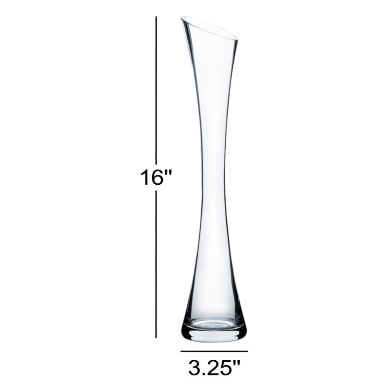 Vase en verre à bud maria