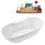 66.9'' x 30.7'' Freestanding Soaking Acrylic Bathtub-97851233