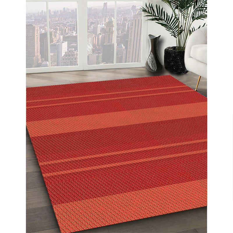Striped Indoor Rug, Square 8'