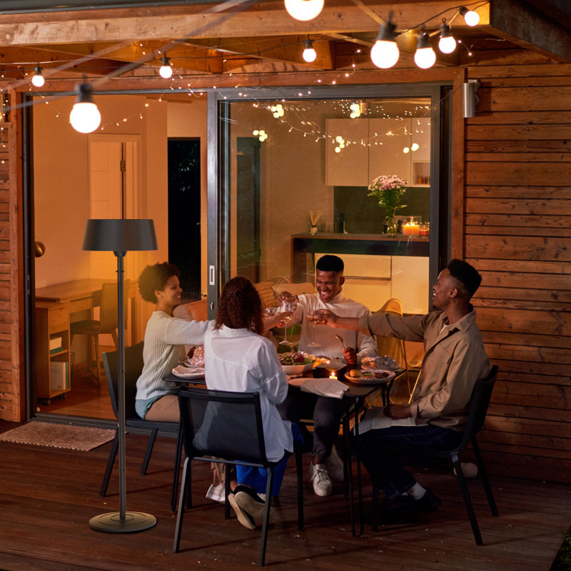 1500W Freestanding Patio Heater With Fabric Cover