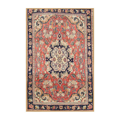 Tapis oriental orange