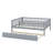 Daybed With Trundle And Fence Guardrails-715363291