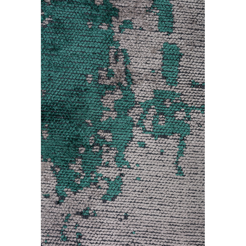 Rapture Green/Gray Abstract Luxury Area Rug, Rectangle 7'10" x 11'2"