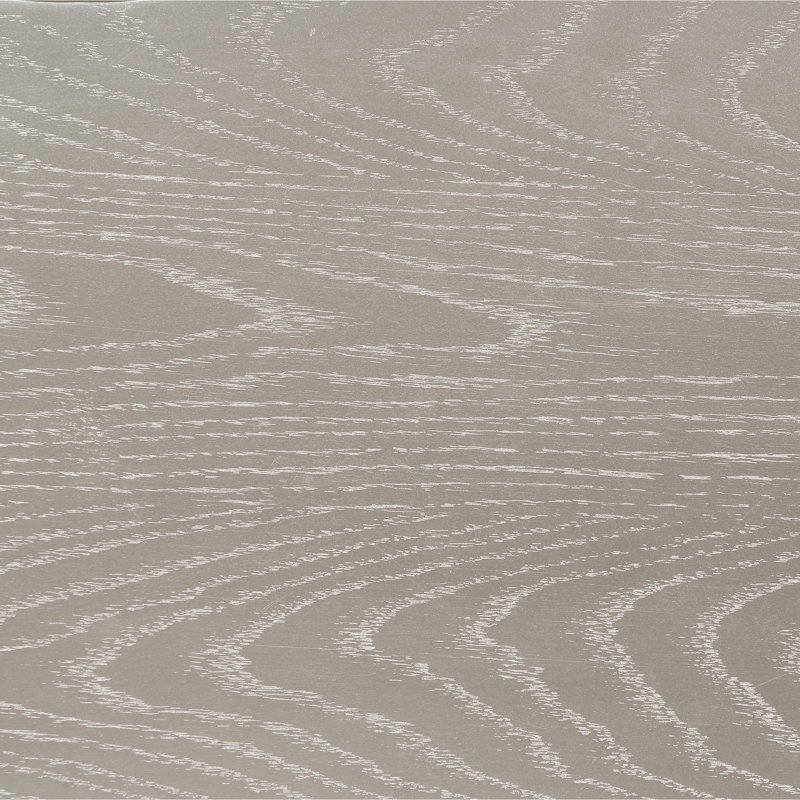 Colwood Silver Oak Upholstered Curved Bench
